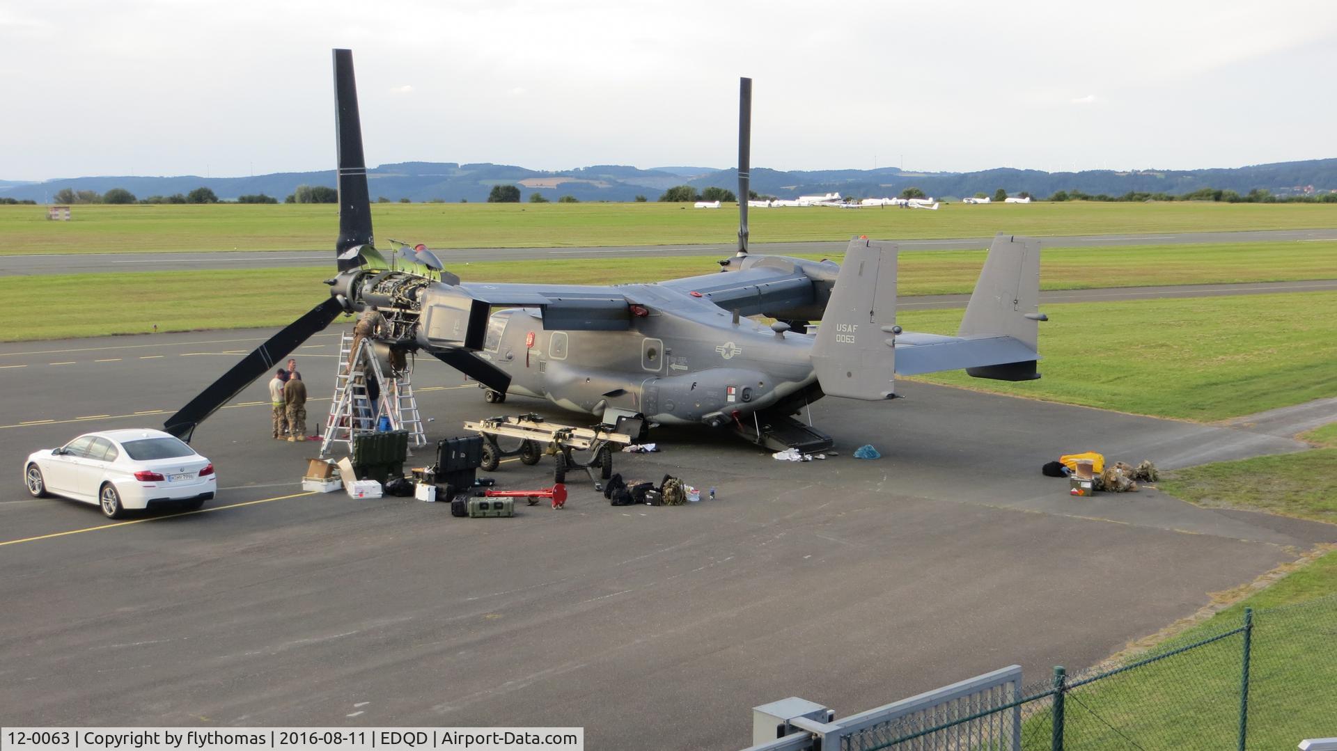 12-0063, 2012 Bell-Boeing CV-22B Osprey C/N D1044, Bell-Boeing - CV-22B Osprey  Bayreuth Airport