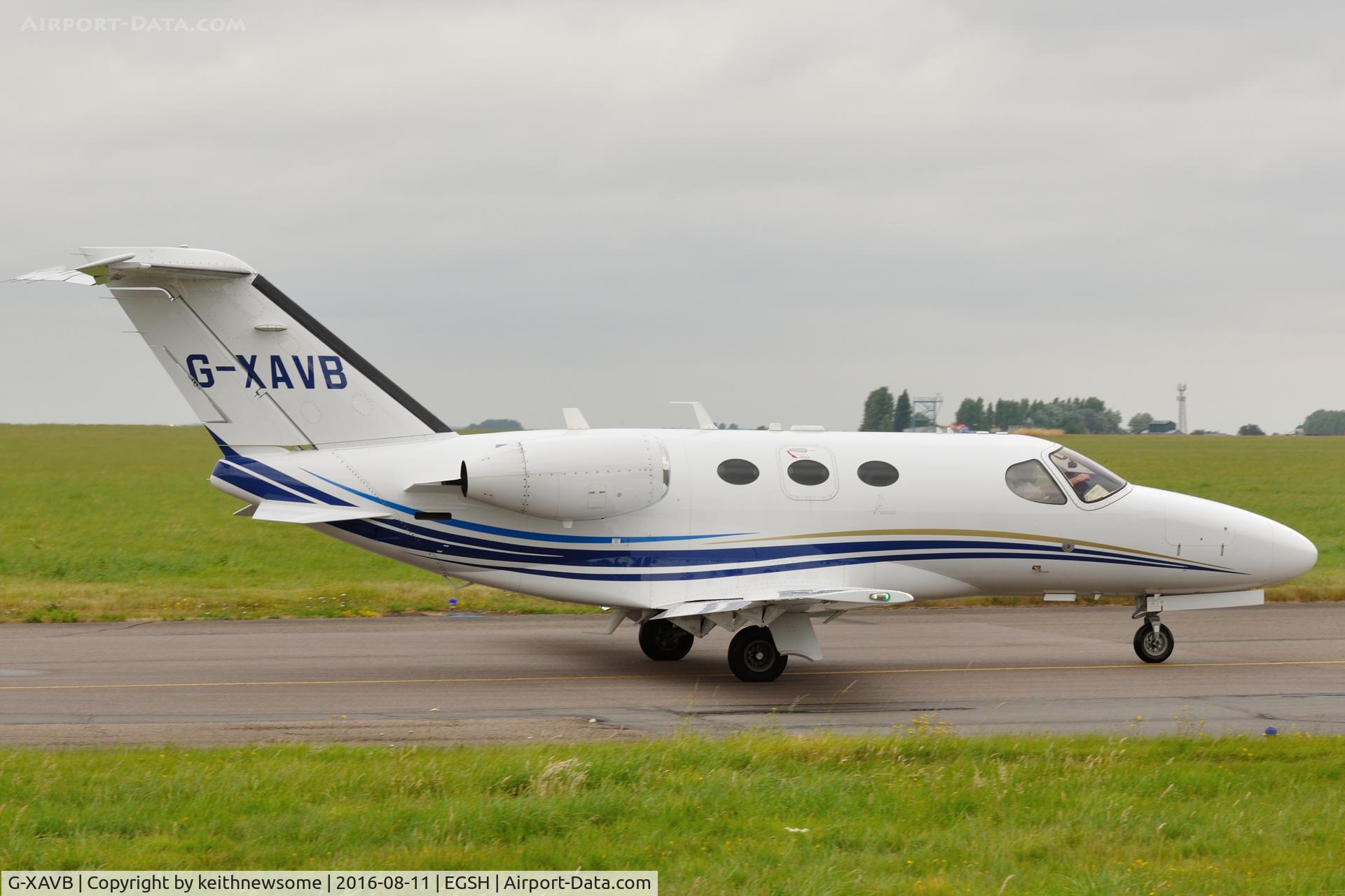 G-XAVB, 2010 Cessna 510 Citation Mustang Citation Mustang C/N 510-0283, Return Visitor.