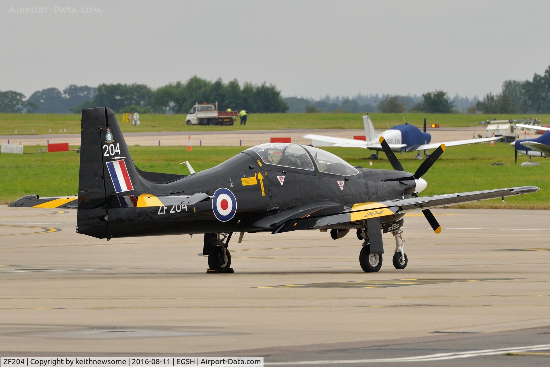 ZF204, 1989 Short S-312 Tucano T1 C/N S029/T29, Nice Visitor.