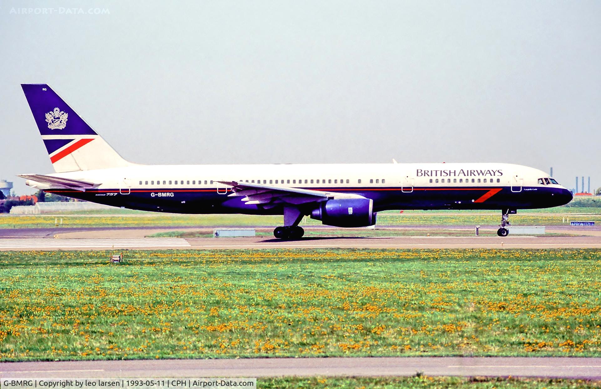 G-BMRG, 1988 Boeing 757-236 C/N 24102, Copenhagen 11.5.93