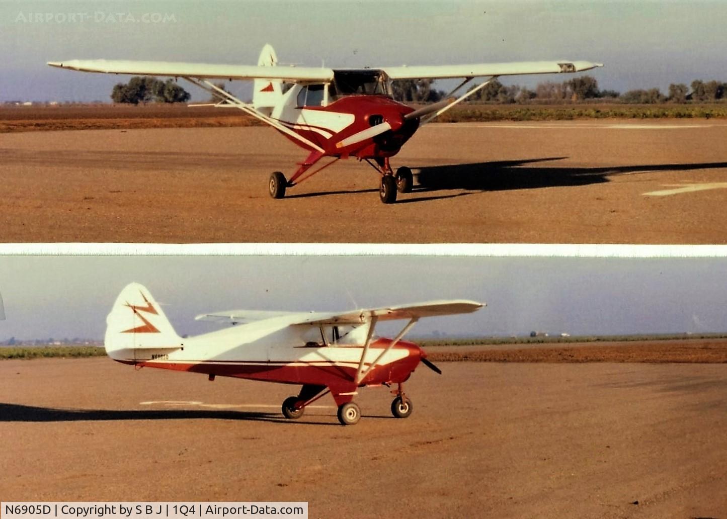 N6905D, 1957 Piper PA-22-150 Tri-Pacer C/N 22-4832, 05D at New Jerusalem airport.