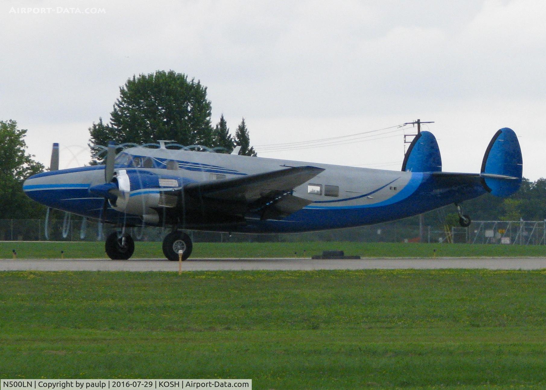 N500LN, 1960 Howard (Lockheed) 500 (PV-1/B-34 Ventura) C/N 5560/49, AirVenture 2016.
