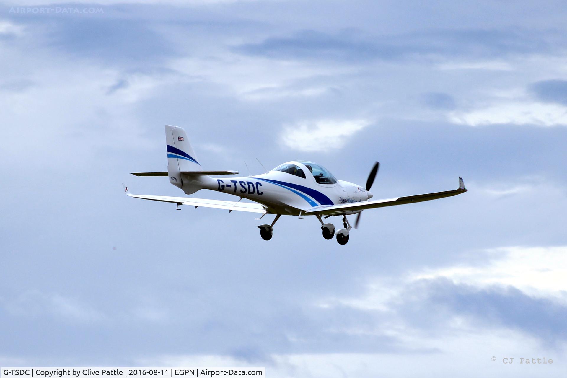 G-TSDC, 2016 Aquila AT01-100A C/N AT01-100A-332, Take to the skies at Dundee EGPN