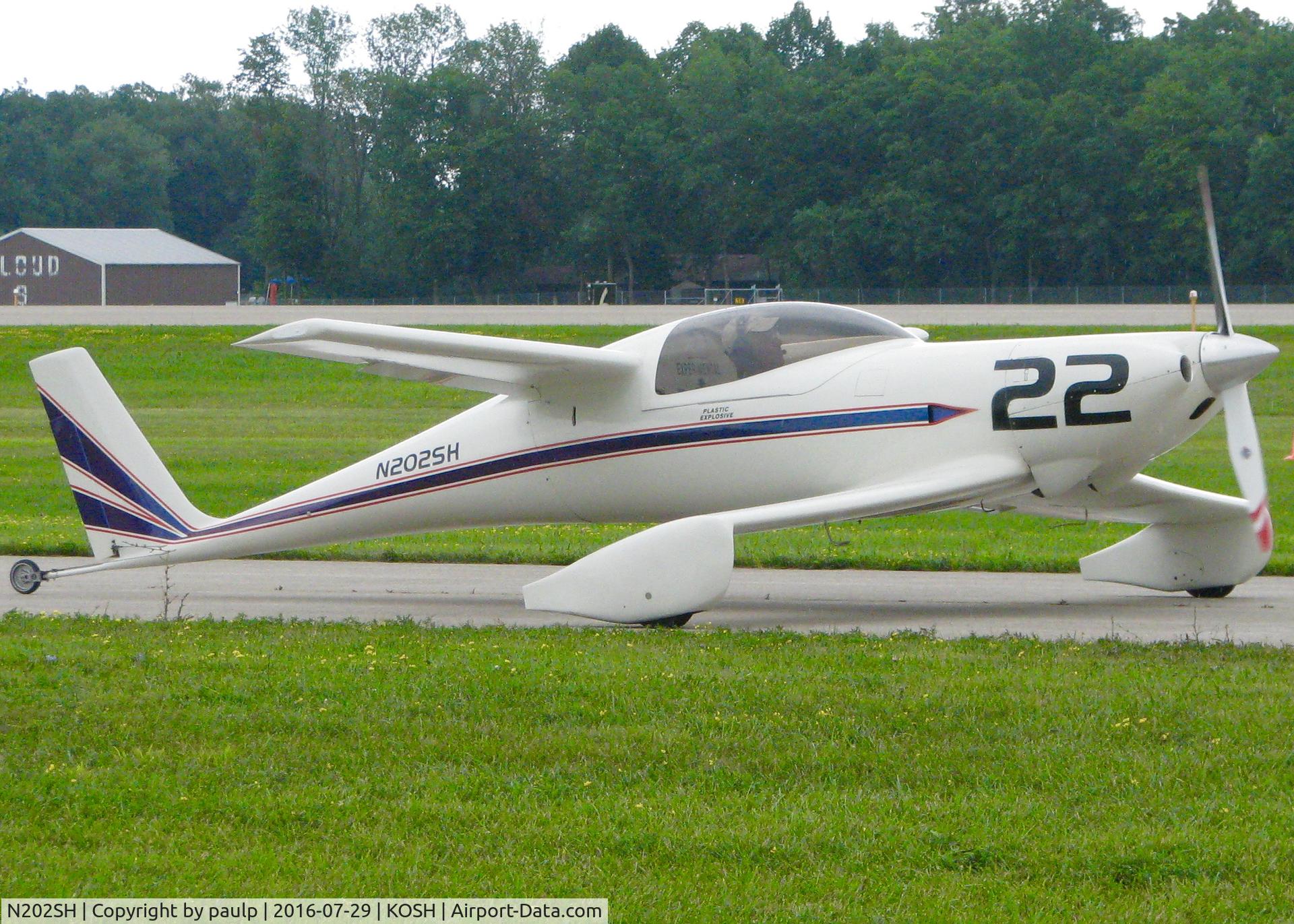 N202SH, QAC Quickie Q2 C/N 2614,  AirVenture 2016.