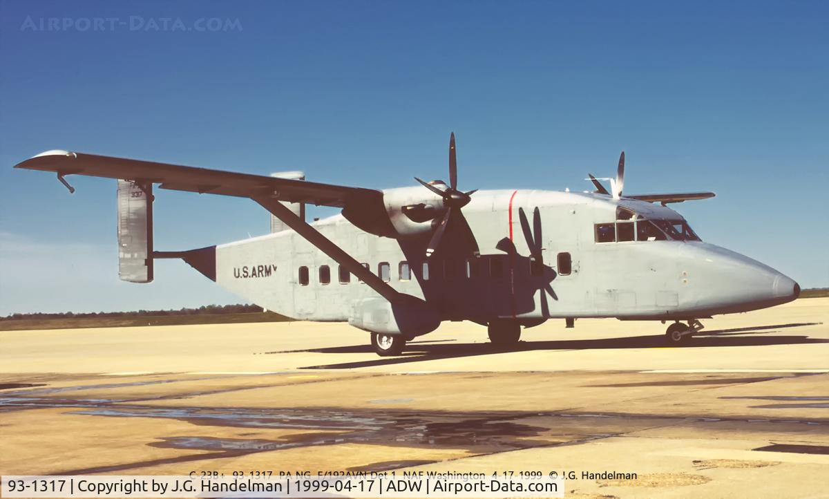 93-1317, 1996 Short C-23C Sherpa C/N SH3624, PA Army N.G.
