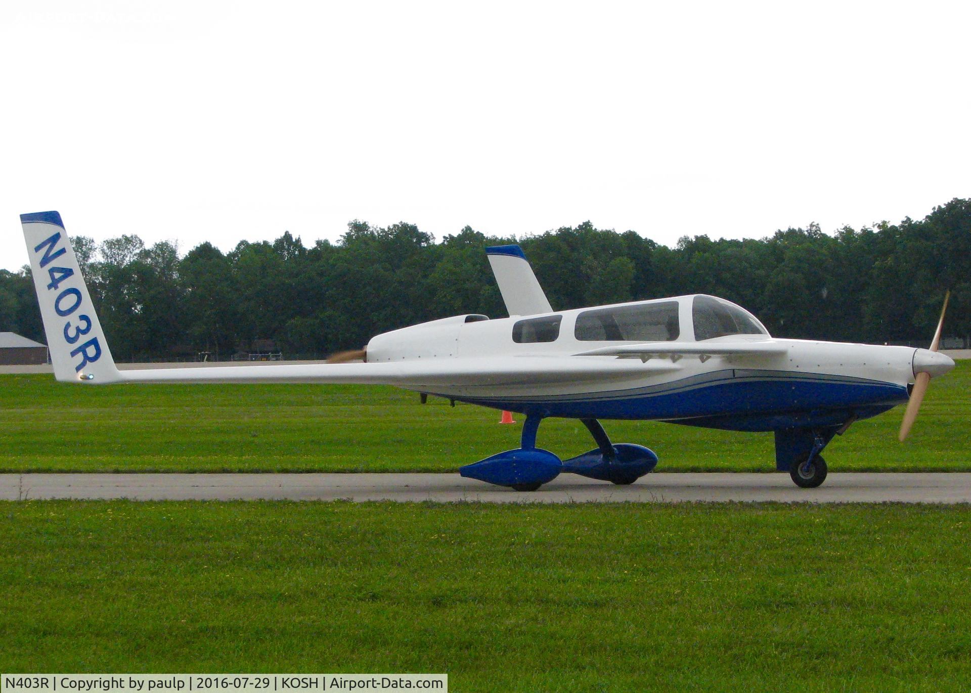 N403R, Rutan Defiant C/N 093, AirVenture 2016.
