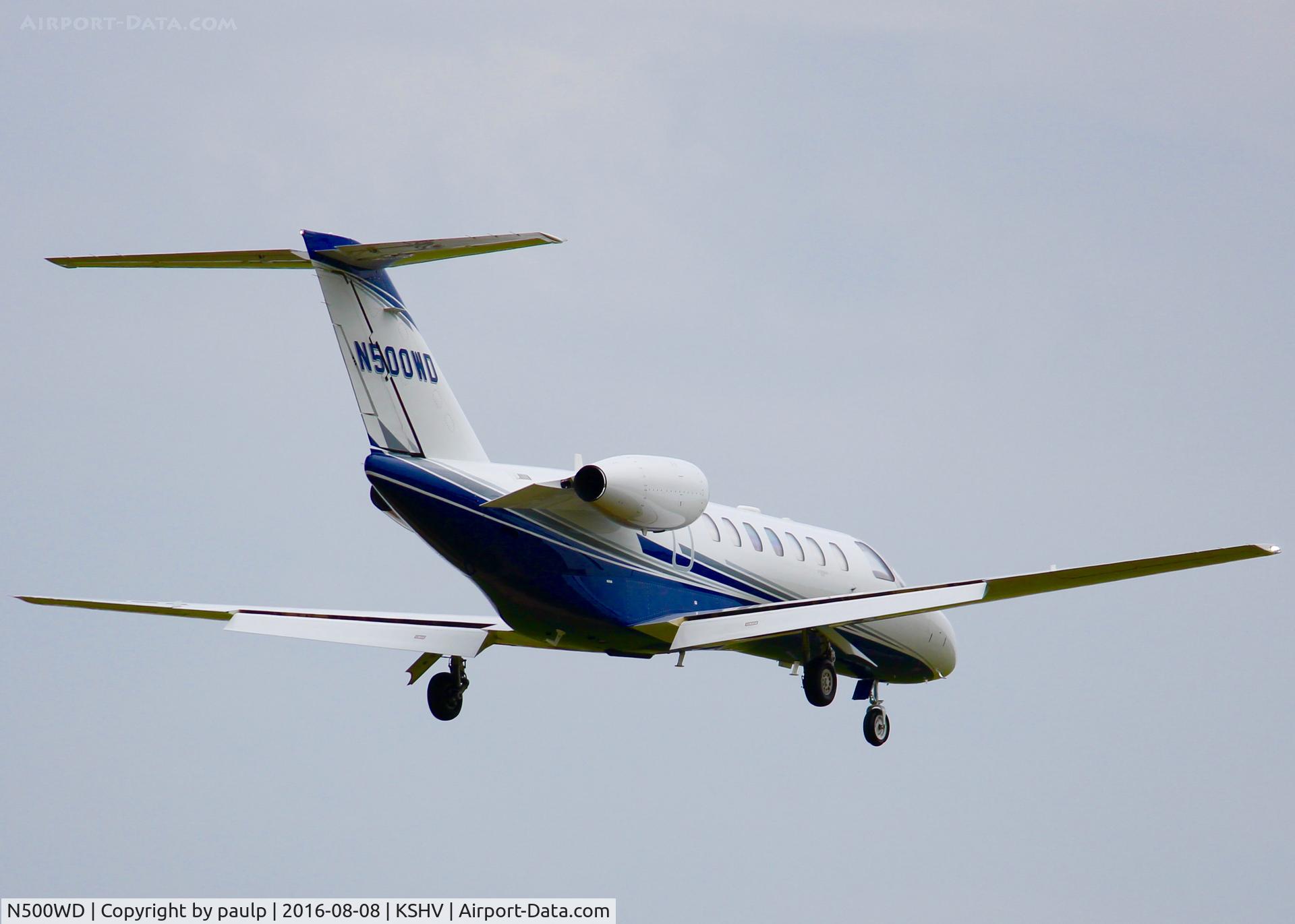 N500WD, 2012 Cessna 525B CitationJet CJ3 C/N 525B-0393, At Shreveport Regional.