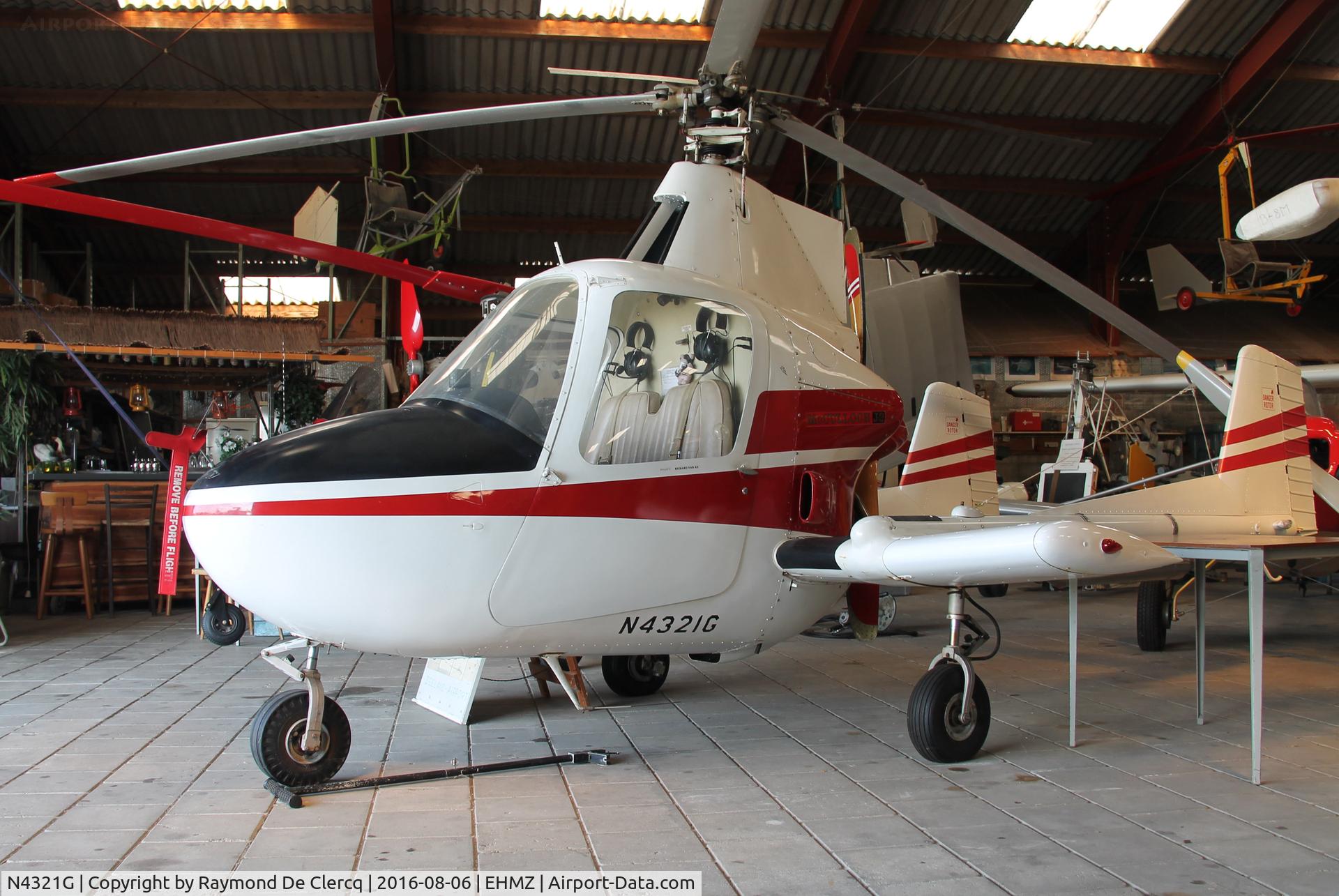 N4321G, 1971 McCulloch J-2 C/N 031, Gyrocopter museum Midden-Zeeland.