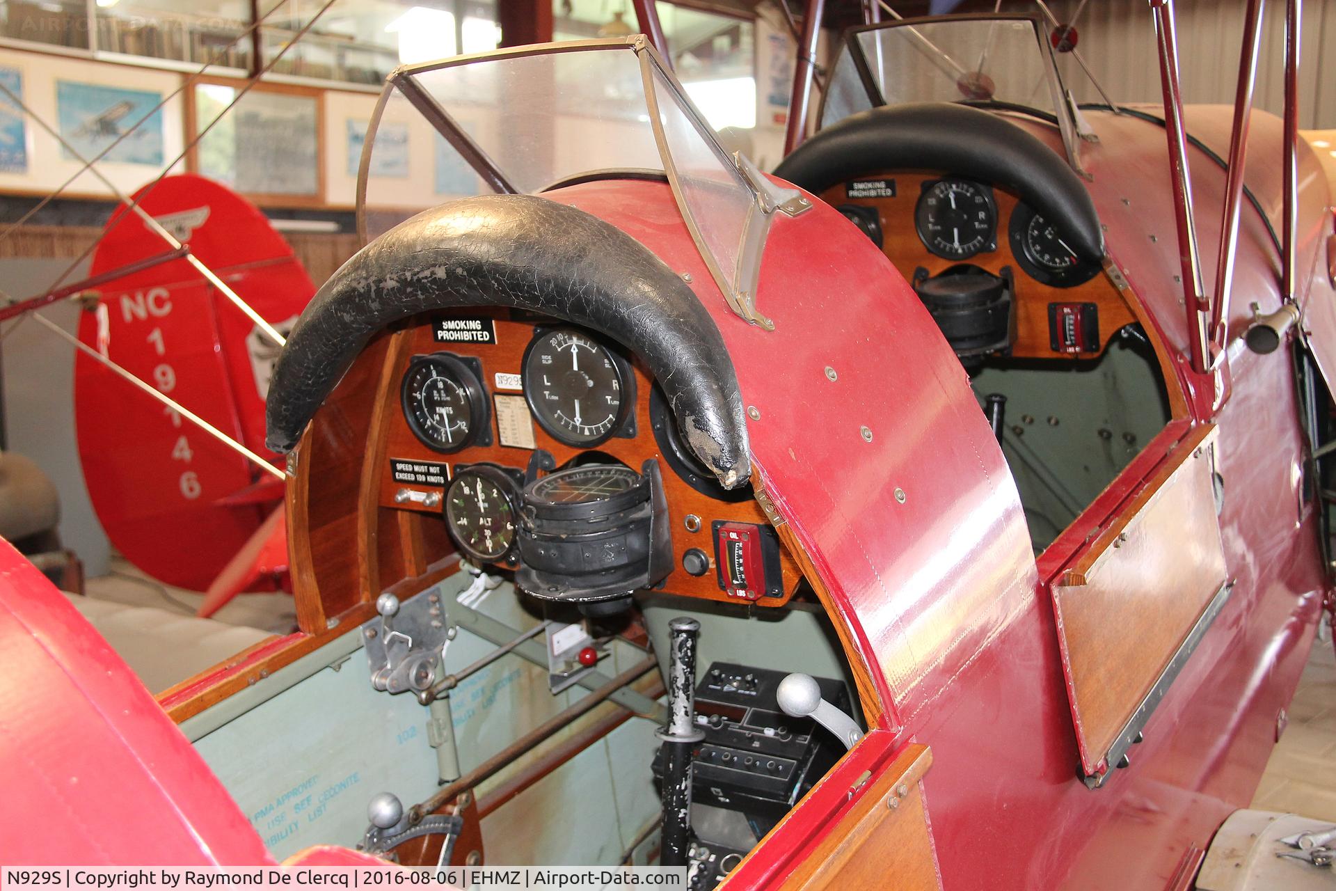 N929S, 1943 De Havilland DH-82A Tiger Moth II Tiger Moth II C/N 84887, Gyrocopter & old aircraft museum.