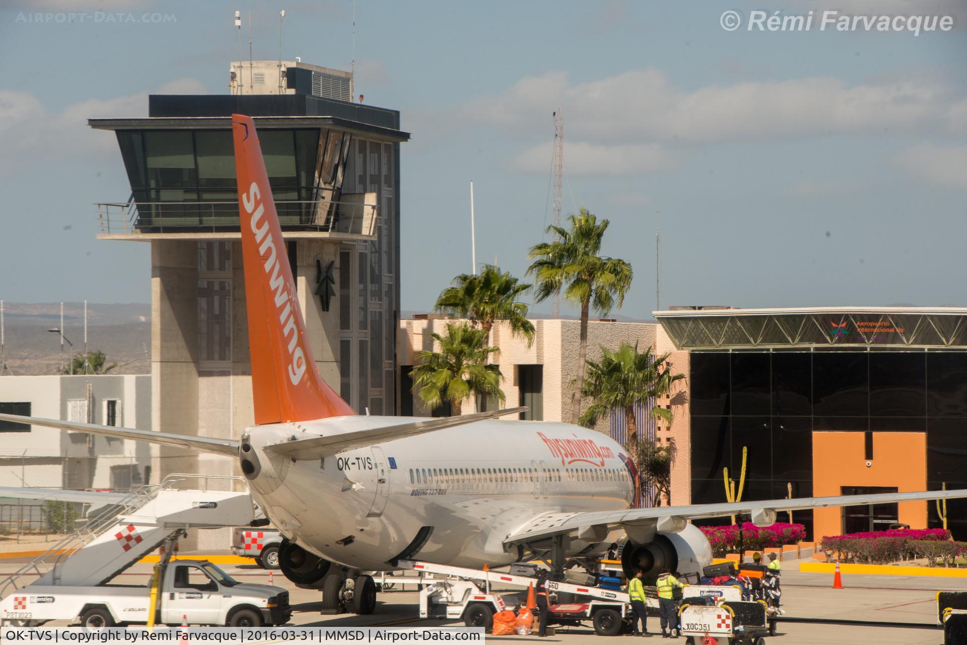 OK-TVS, 2011 Boeing 737-86N C/N 39404, Unloaded, being prepped.