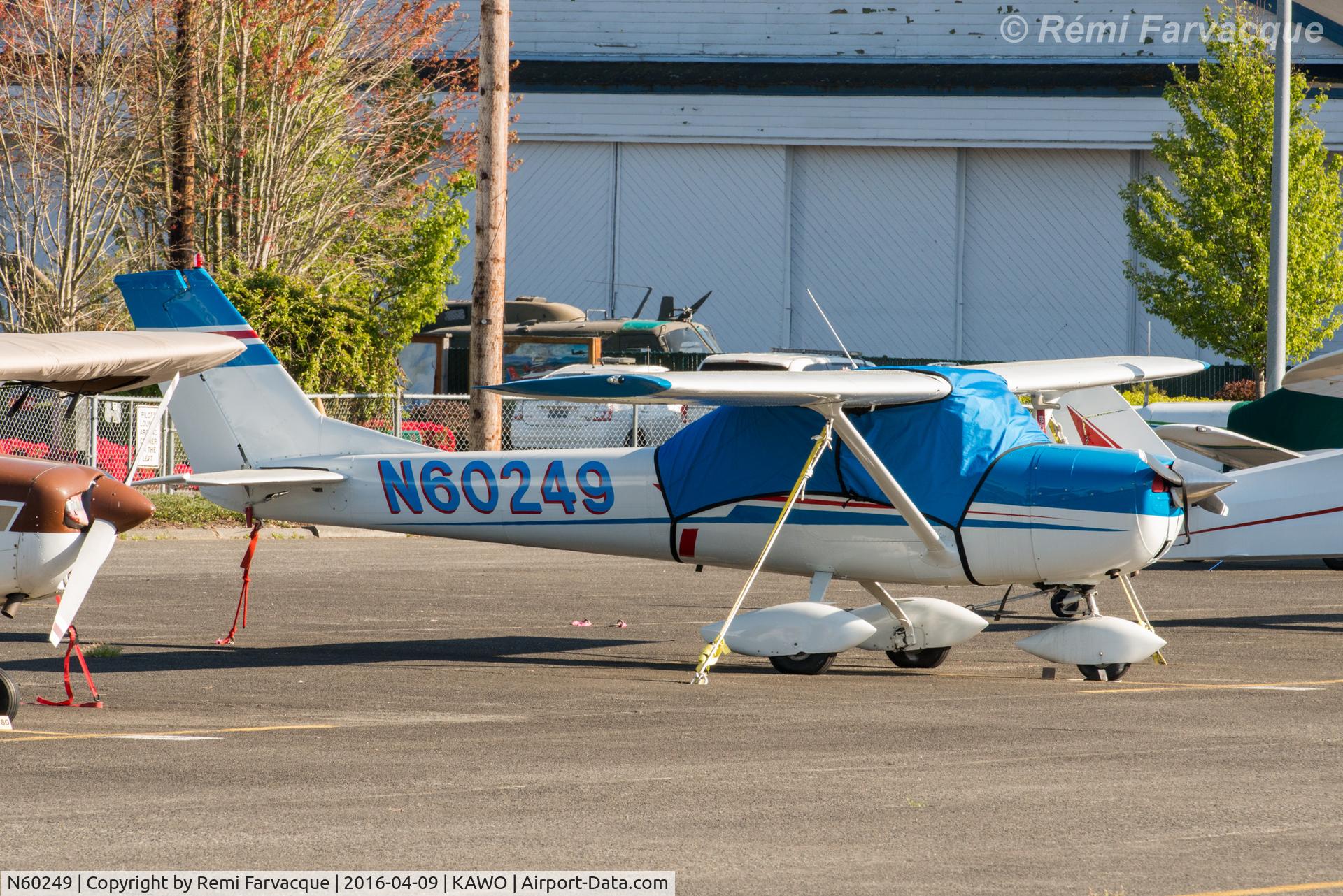 N60249, 1969 Cessna 150J C/N 15070170, Parked near main terminal building.