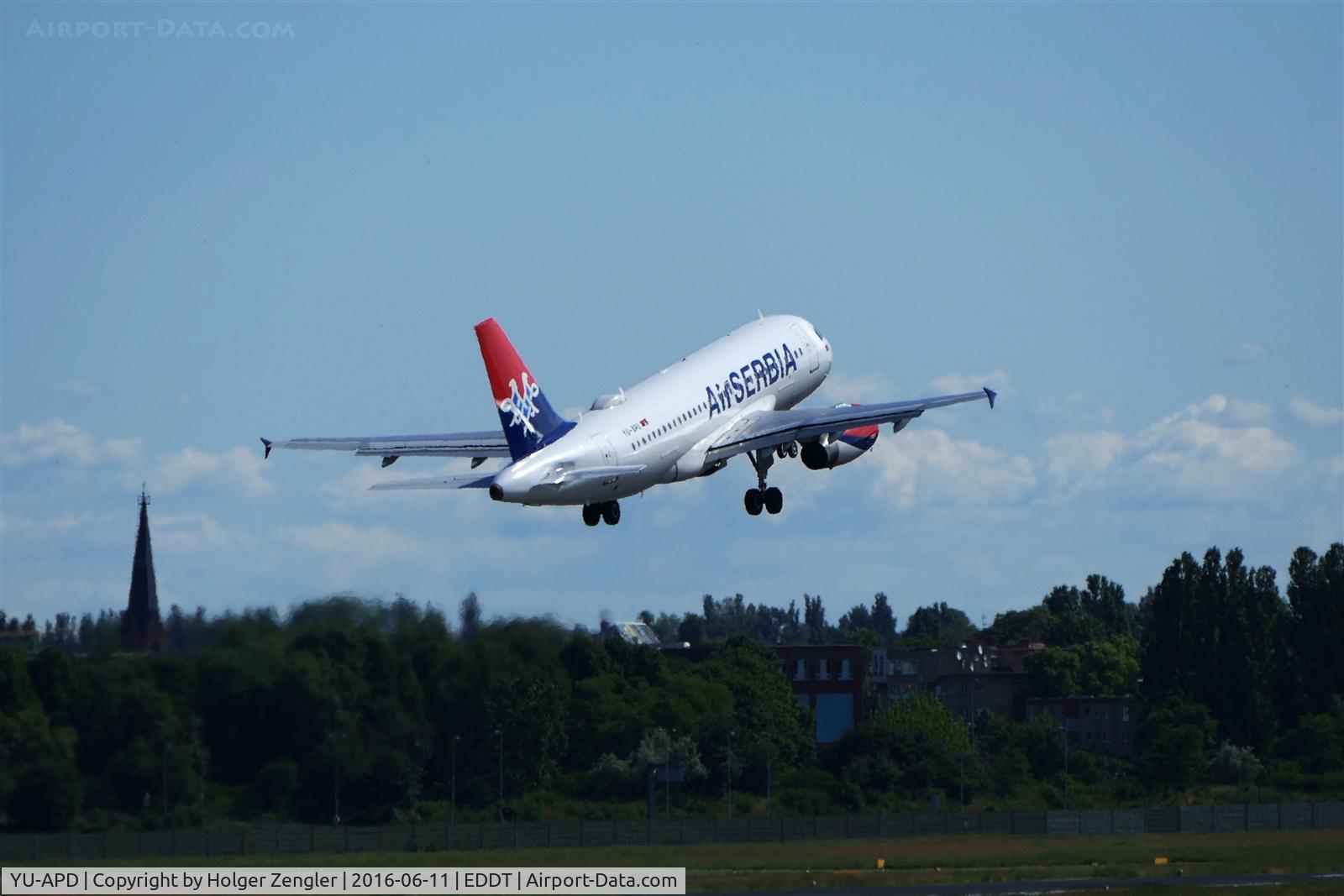 YU-APD, 2004 Airbus A319-132 C/N 2335, Departure to BEG....