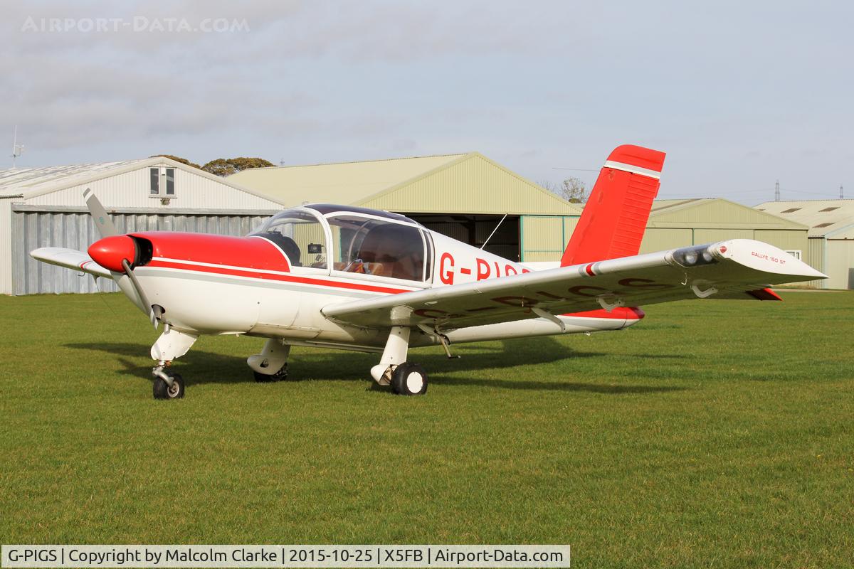 G-PIGS, 1976 Socata Rallye 150ST C/N 2696, Socata Rallye 150ST, Fishburn Airfield, October 25th 2015.