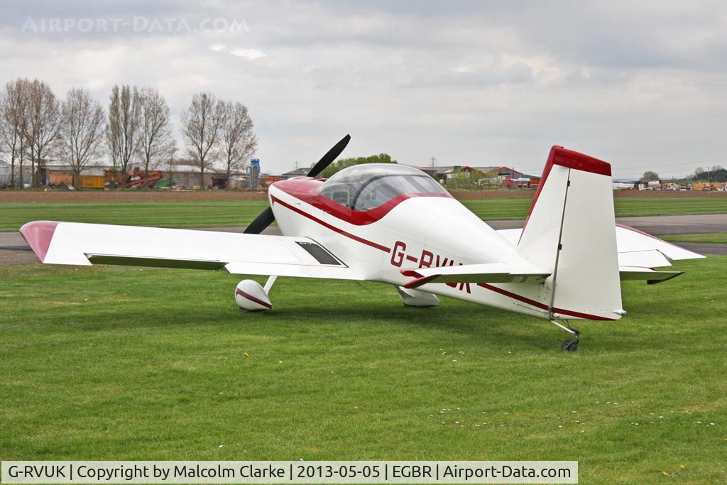 G-RVUK, 2006 Vans RV-7 C/N PFA 323-14441, Vans RV-7 at The Real Aeroplane Company's May-hem Fly-In, Breighton Airfield, May 2013.