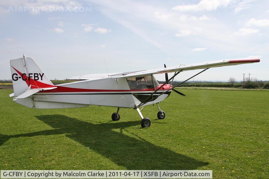 G-CFBY, 2008 Skyranger Swift 912S(1) C/N BMAA/HB/562, Skyranger Swift 912S(1) at Fishburn Airfield, April 17th 2011.