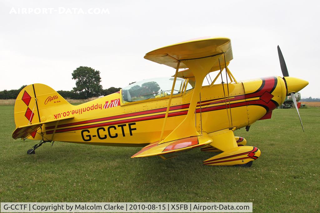 G-CCTF, 1977 Aerotek Pitts S-2A Special C/N 2146, Aerotek Pitts S-2A Special, Fishburn Airfield, August 2010.