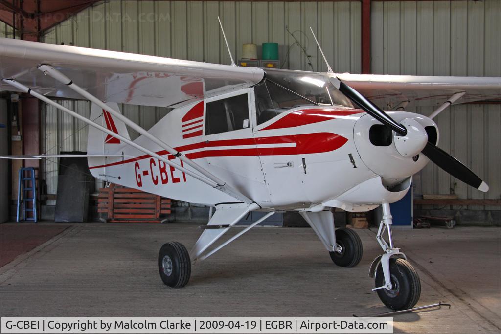 G-CBEI, 1961 Piper PA-22-108 Colt Colt C/N 22-9136, Piper PA-22-108 Colt seen at The John McClean Aerobatics Trophy Meeting, Breighton Airfield, April 19th 2009.
