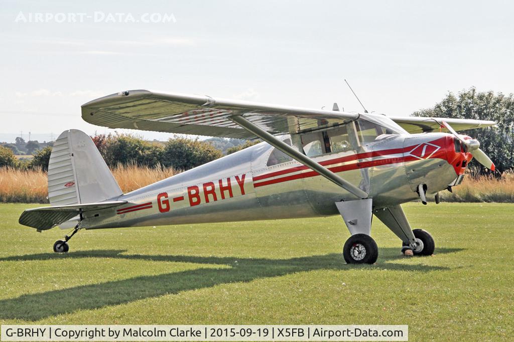 G-BRHY, 1947 Luscombe 8E Silvaire C/N 5138, Luscombe 8E Silvaire at Fishburn Airfield, September 19th 2015.