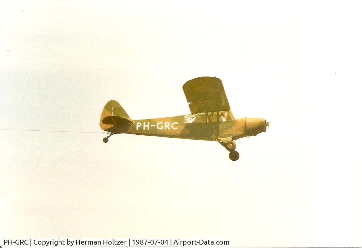 PH-GRC, 1954 Piper L-21B Super Cub (PA-18-135) C/N 18-3828, Open day at airbase Twenthe July 4th 1987
