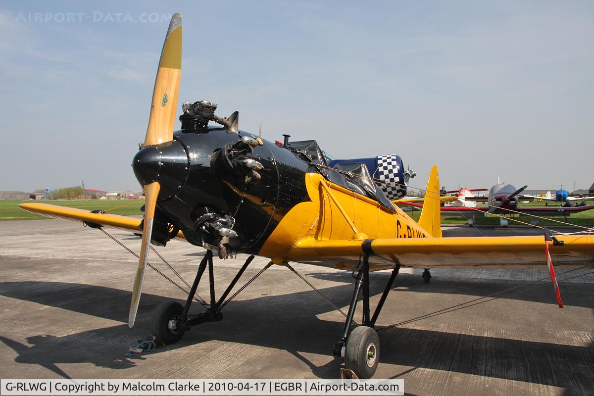 G-RLWG, 1942 Ryan PT-22 Recruit (ST3KR) C/N 1716, Ryan ST3KR at the John McLean Aerobatics Trophy competition, Breighton Airfield, UK in 2010.