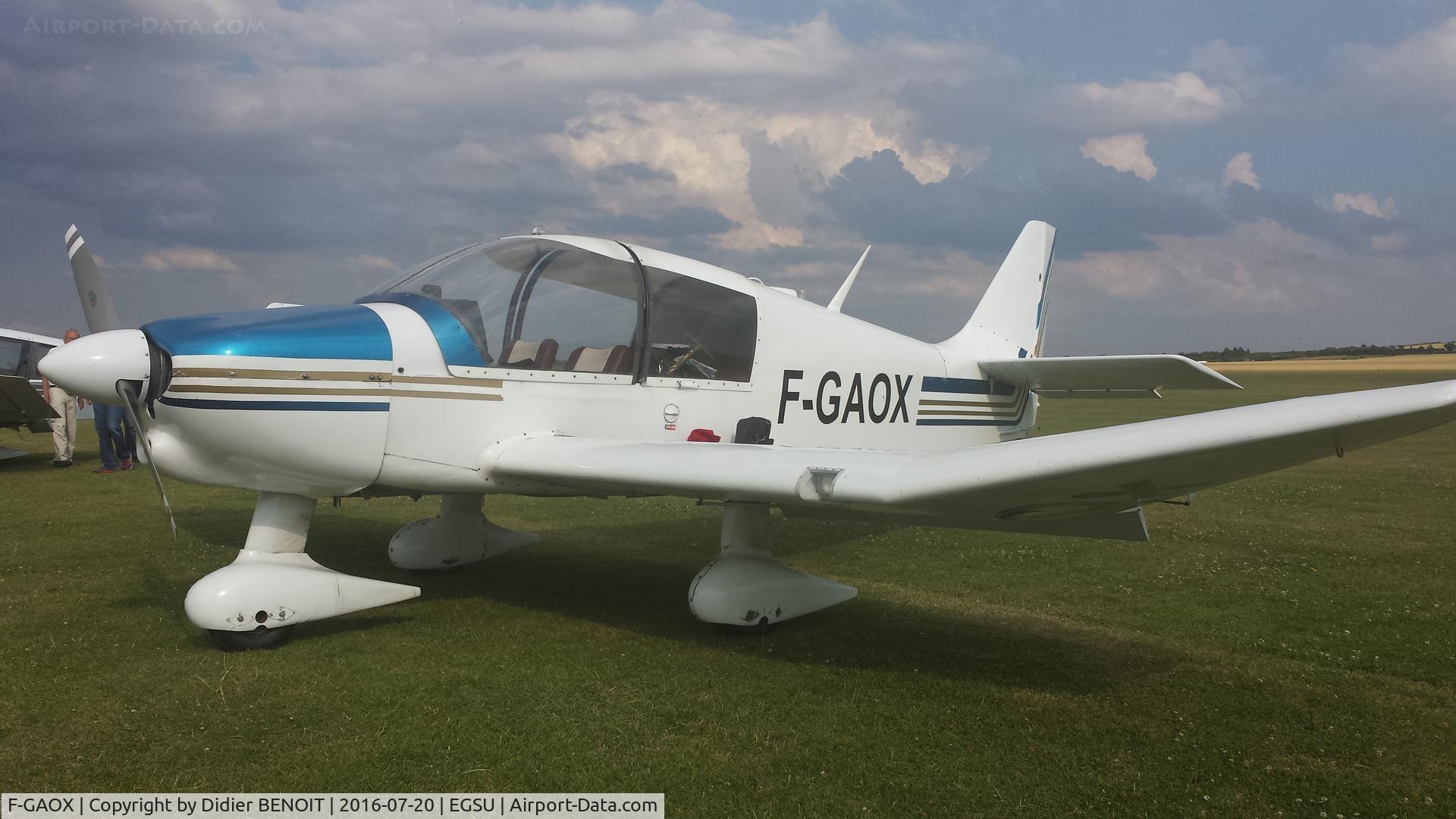 F-GAOX, Robin DR-400-140B Major C/N 1240, Robin DR400-140B