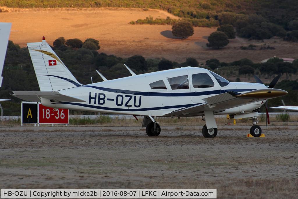 HB-OZU, 1969 Piper PA-28R-200 C/N 28R-35221, Parked
