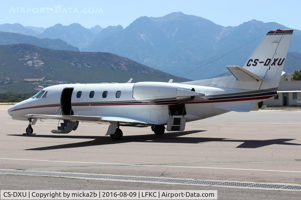 CS-DXU, 2008 Cessna 560 Citation Excel C/N 560-5775, Parked
