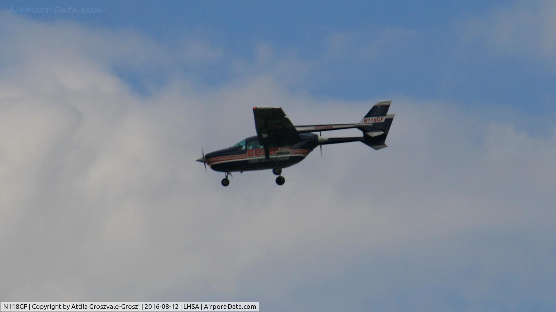 N118GF, Cessna 337 Super Skymaster C/N 337-01583, Landing direction Szentkirályszabadja Airport, Hungary