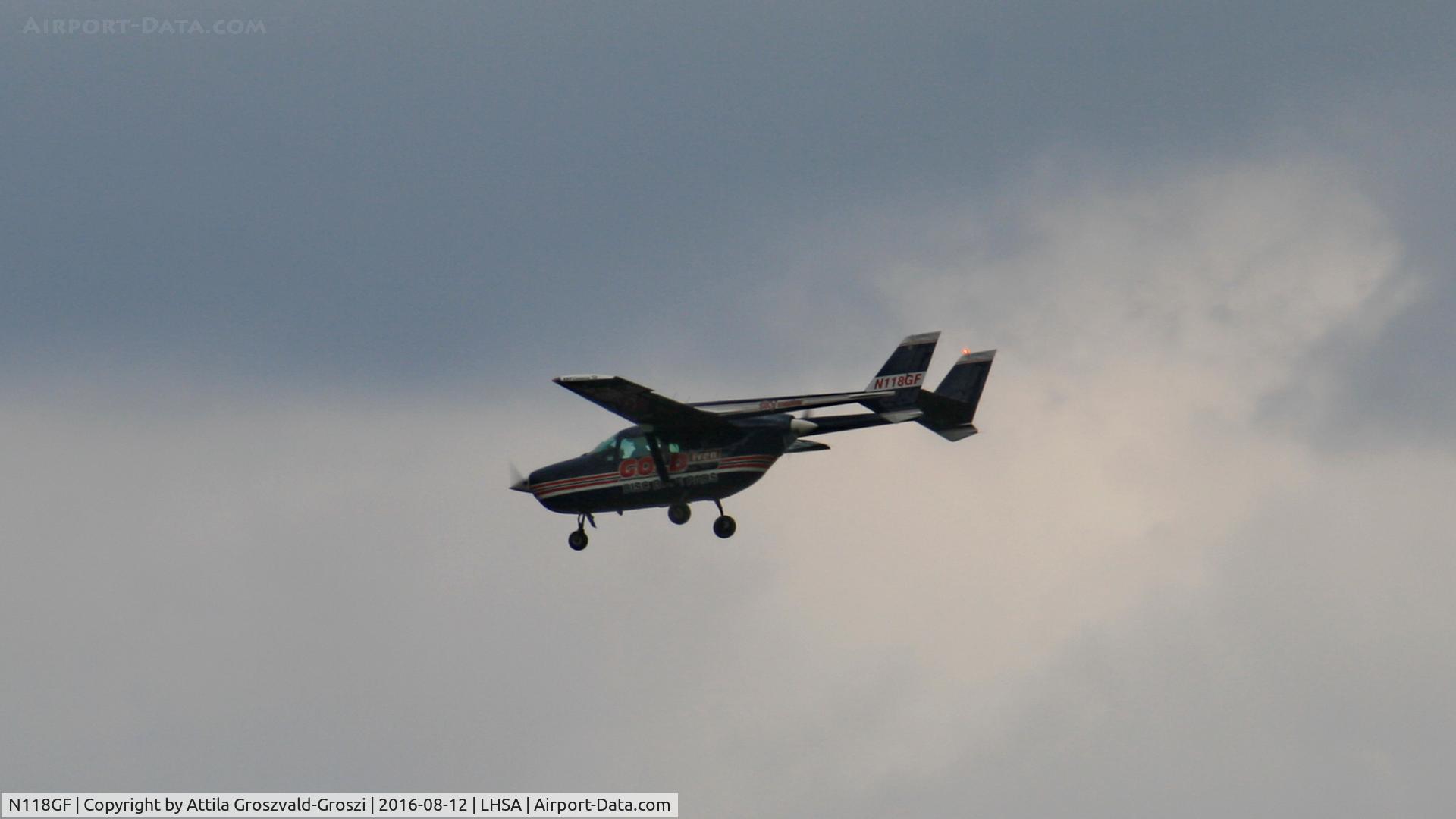 N118GF, Cessna 337 Super Skymaster C/N 337-01583, Landing direction Szentkirályszabadja Airport, Hungary