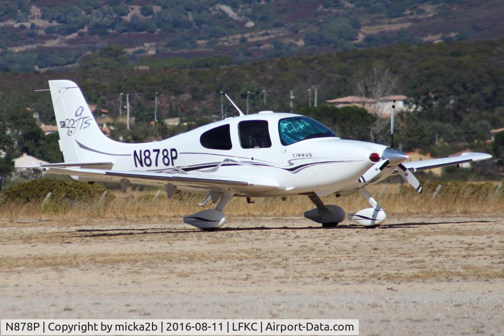 N878P, 2005 Cirrus SR22 GTS C/N 1488, Parked