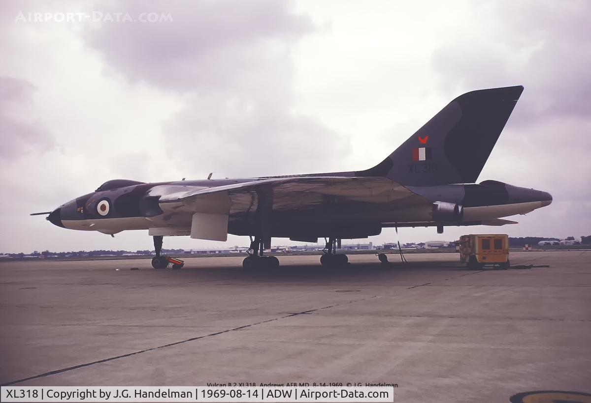 XL318, 1961 Avro Vulcan B.2 C/N Set 27, At Andrews AFB MD.