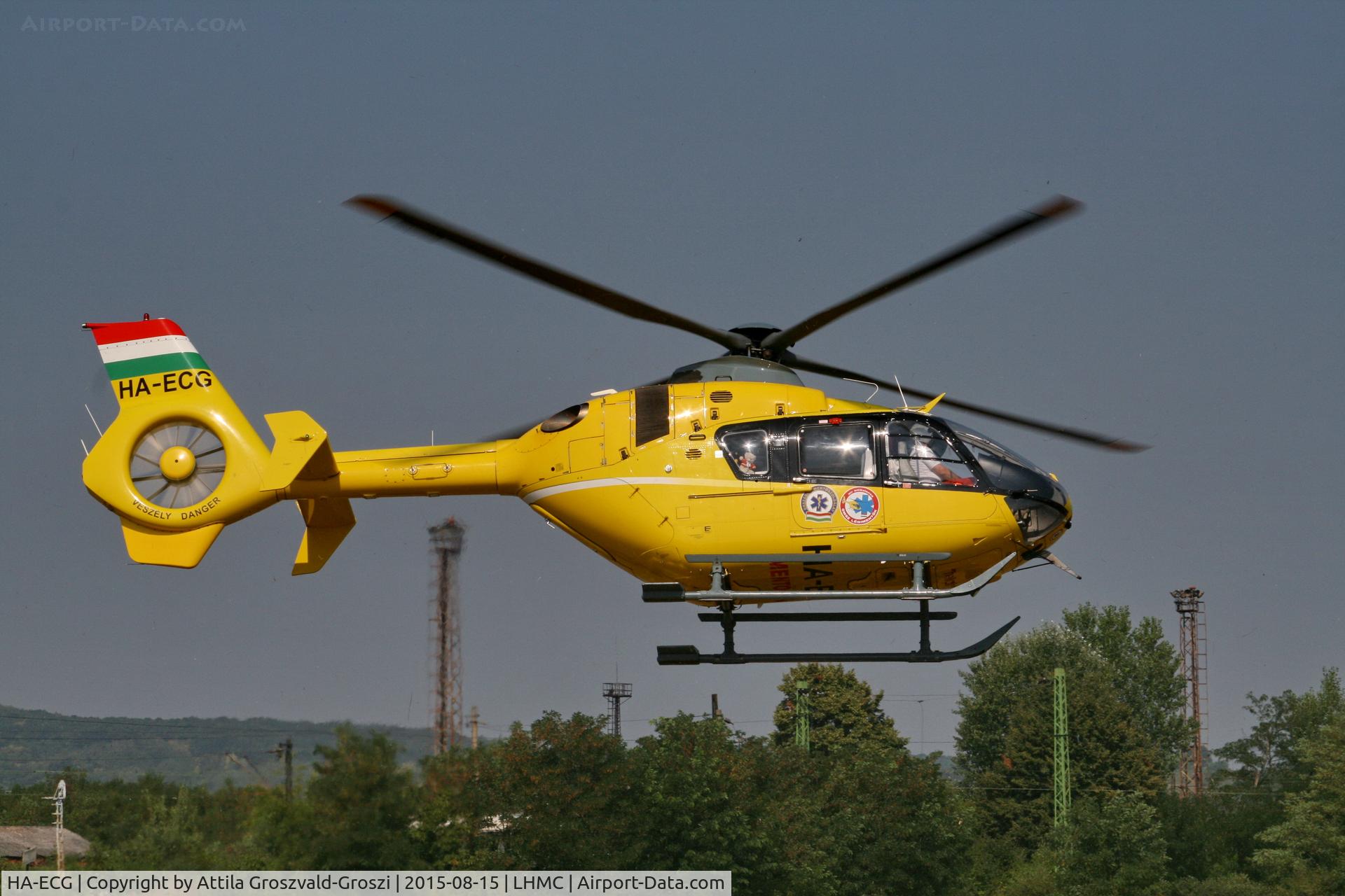HA-ECG, 2005 Eurocopter EC-135T-2 C/N 0387, Miskolc Airport - Organized demonstration flights at the airport airline's Day