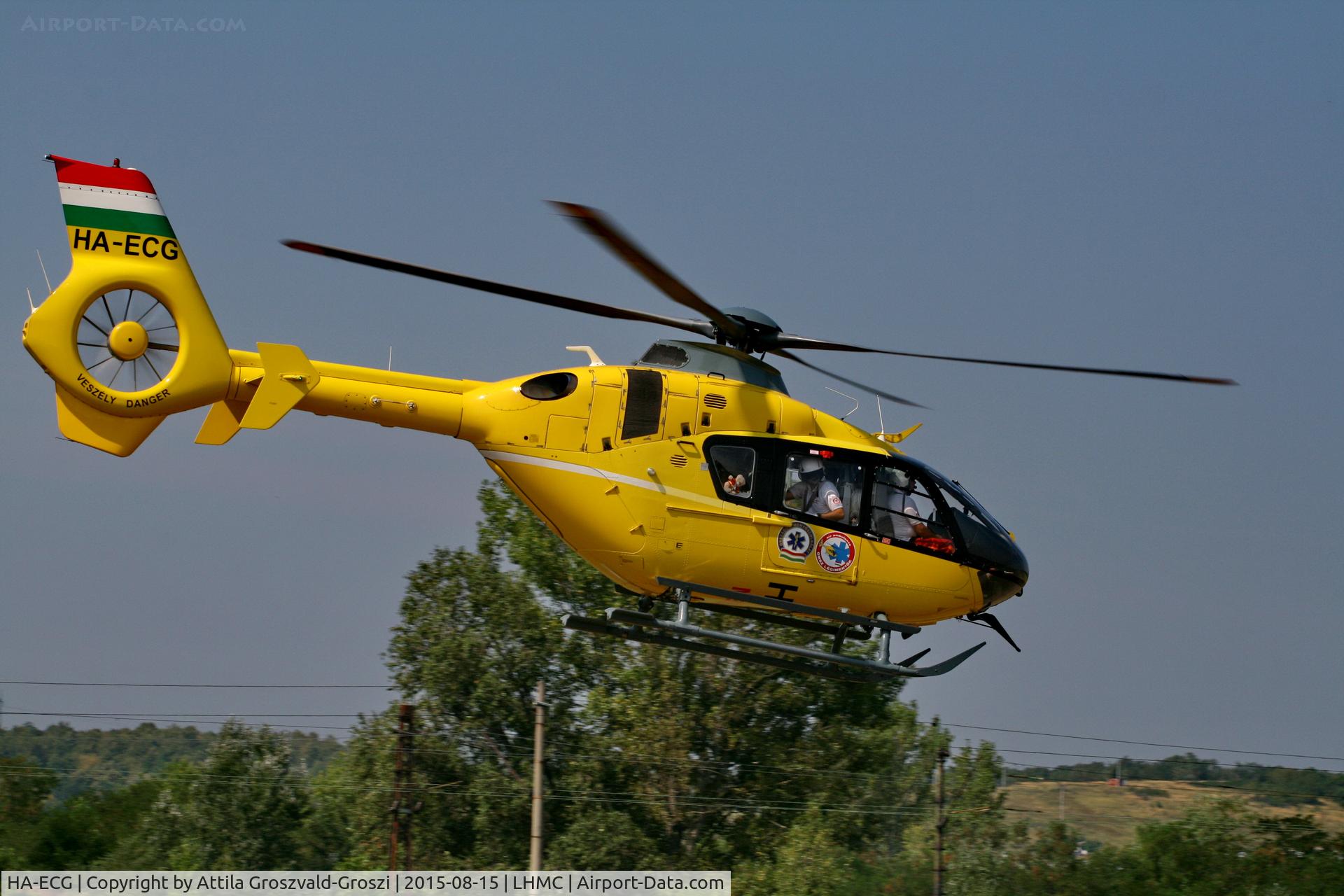 HA-ECG, 2005 Eurocopter EC-135T-2 C/N 0387, Miskolc Airport - Departure real missions