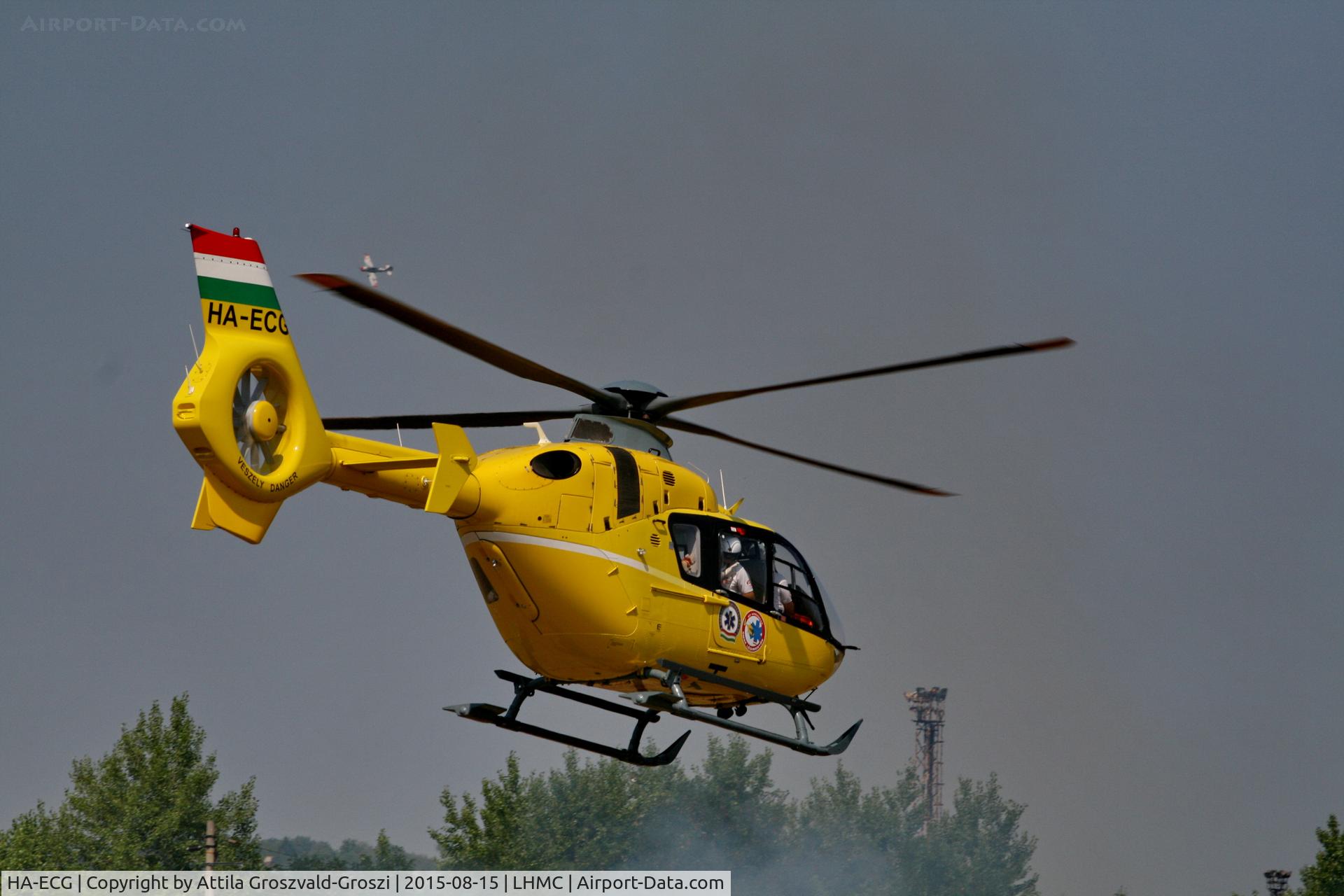 HA-ECG, 2005 Eurocopter EC-135T-2 C/N 0387, Miskolc Airport - Departure real missions