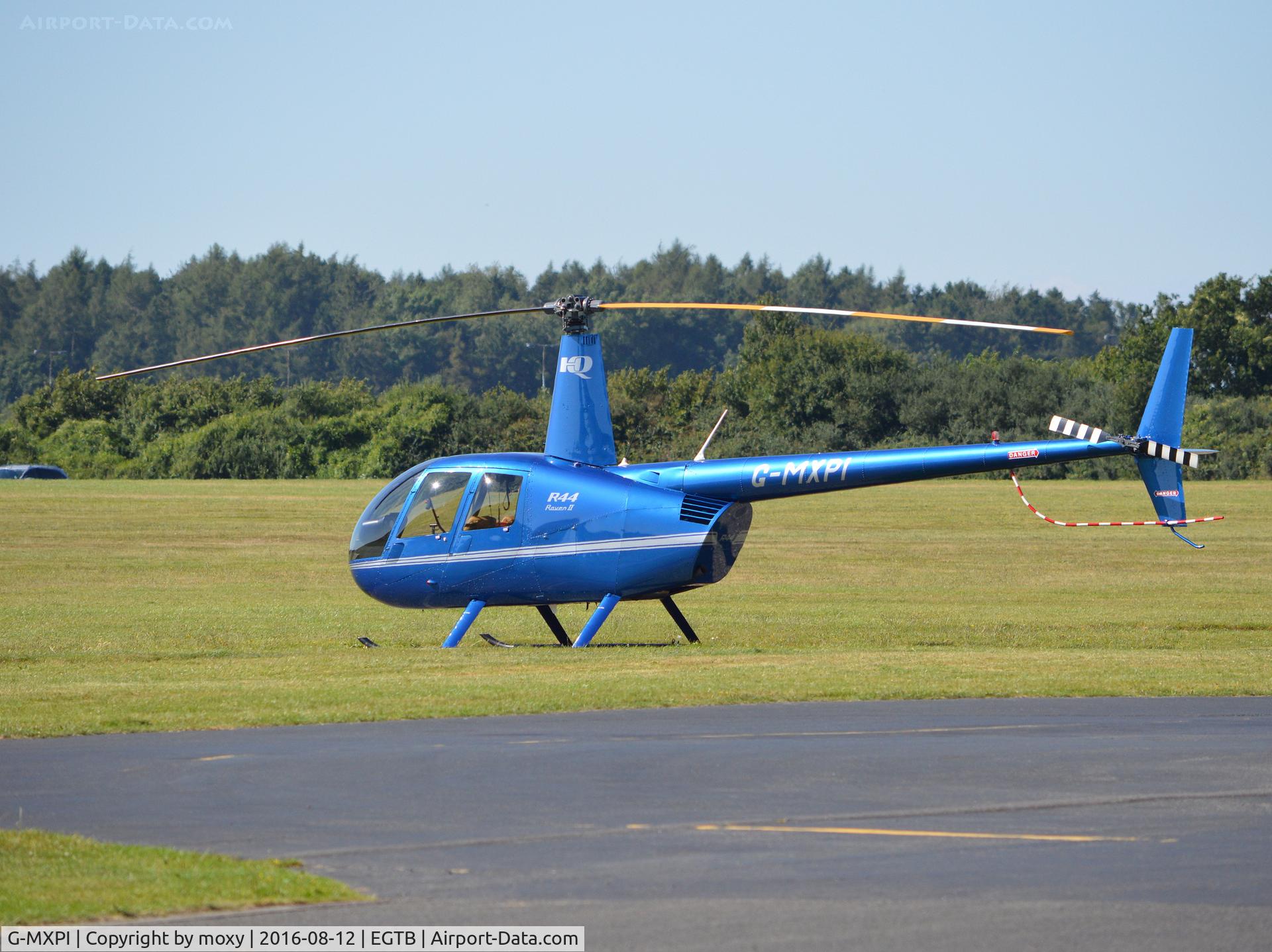 G-MXPI, 2009 Robinson R44 Raven II C/N 12827, Robinson R44 Raven II at Wycombe Air Park. Ex OK-SIM