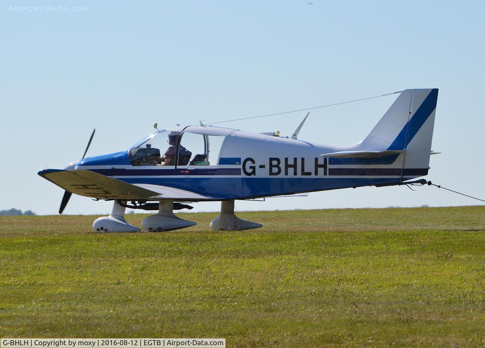 G-BHLH, 1977 Robin DR-400-180 Regent Regent C/N 1320, Robin DR400/180 Regent at Wycombe Air Park. Ex F-GBIG