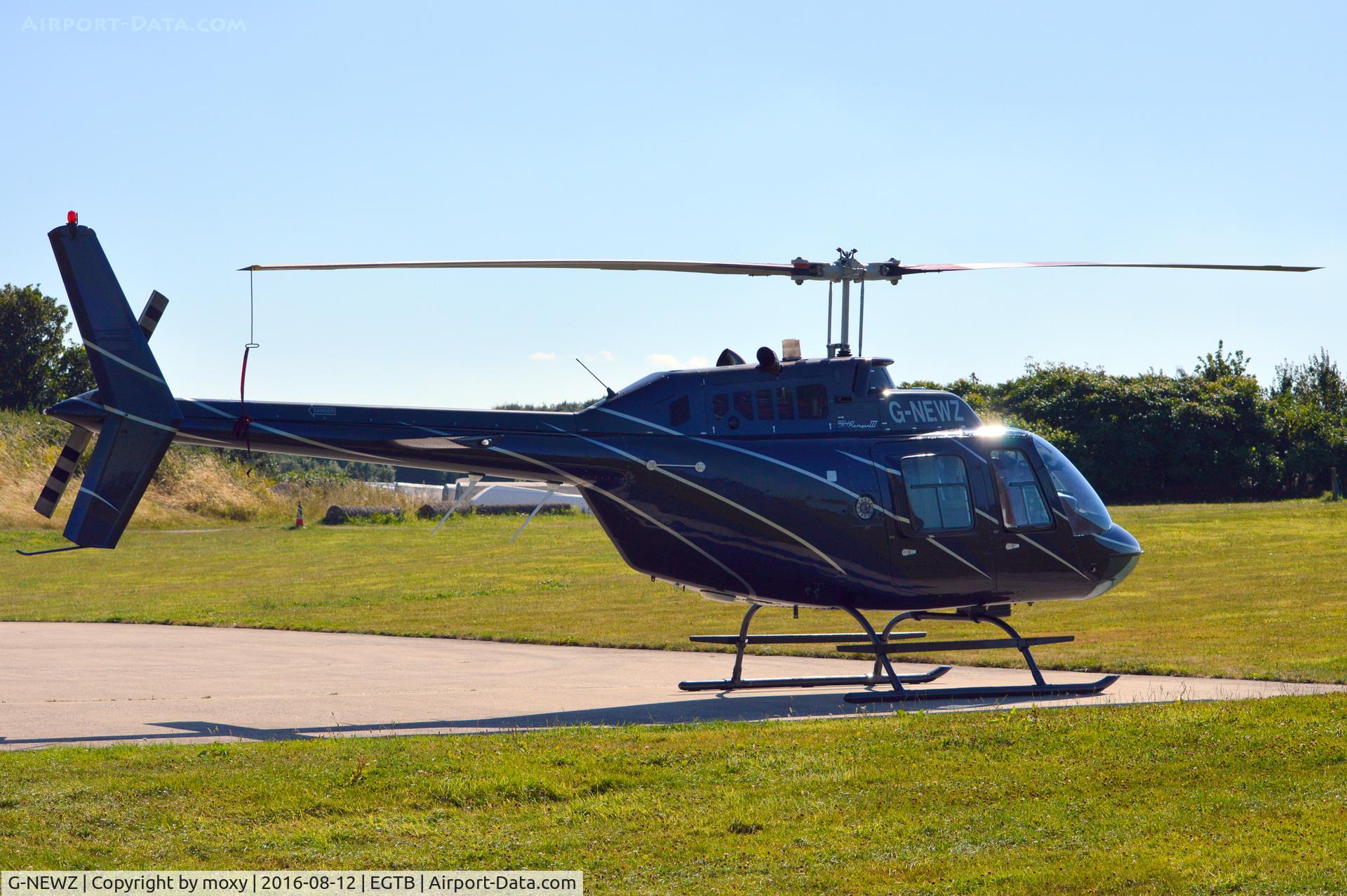 G-NEWZ, 1998 Bell 206B JetRanger III C/N 4475, Bell 206B Jet Ranger III at Wycombe Air Park. Ex C-GBVZ