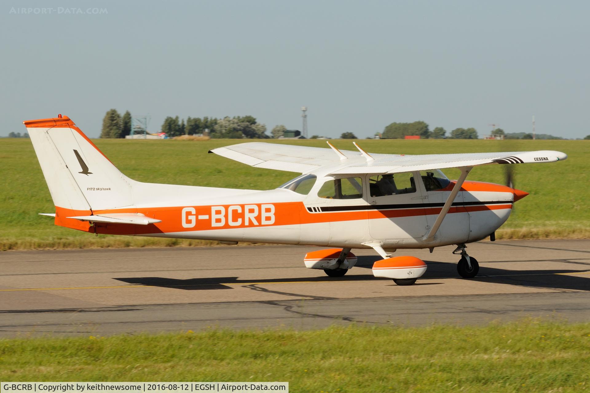 G-BCRB, 1974 Reims F172M Skyhawk Skyhawk C/N 1259, Nice Visitor.