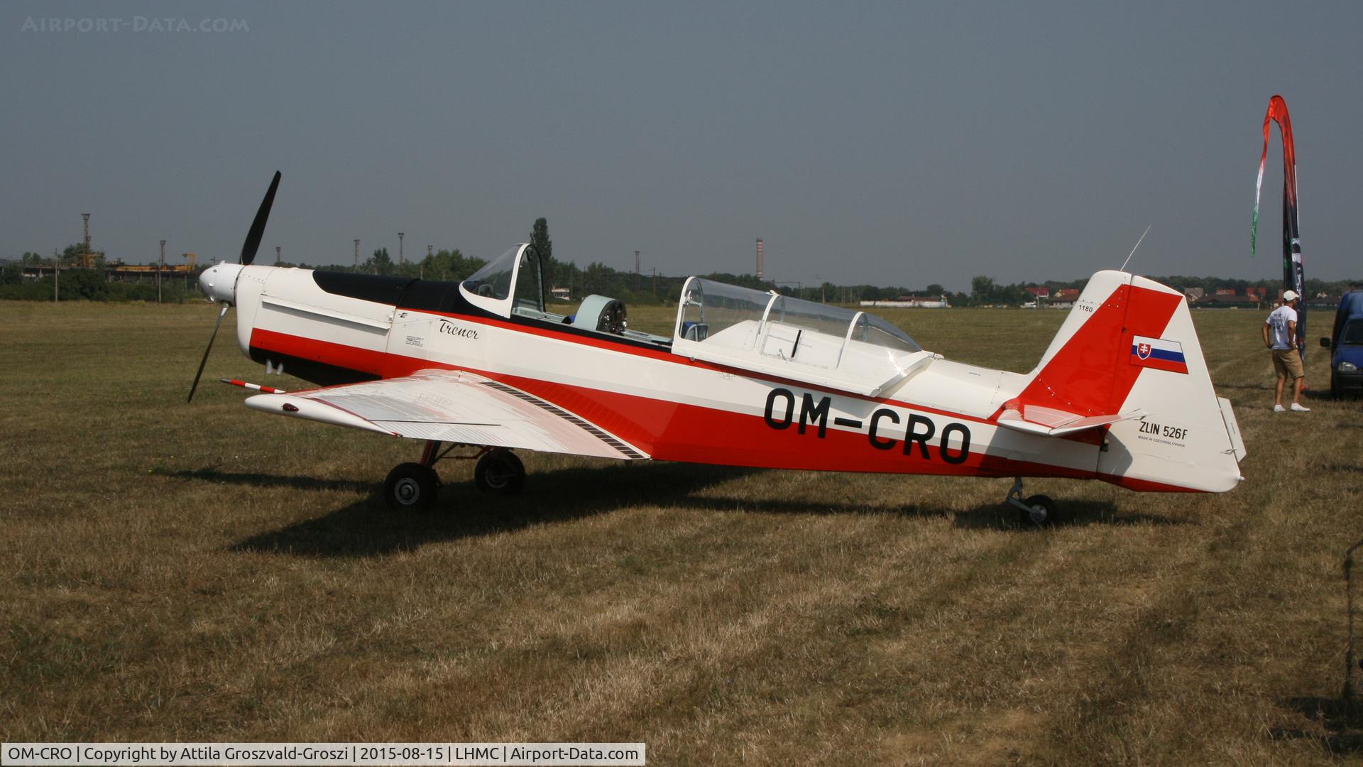 OM-CRO, 1972 Zlin Z-526F Trener Master C/N 1180, Miskolc airport - Airshow