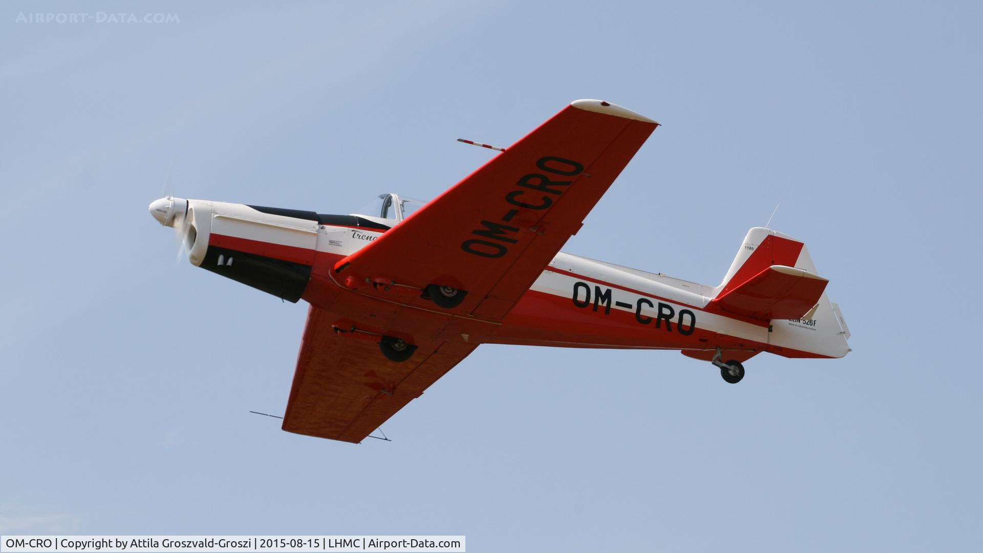 OM-CRO, 1972 Zlin Z-526F Trener Master C/N 1180, Miskolc airport - aerobatics