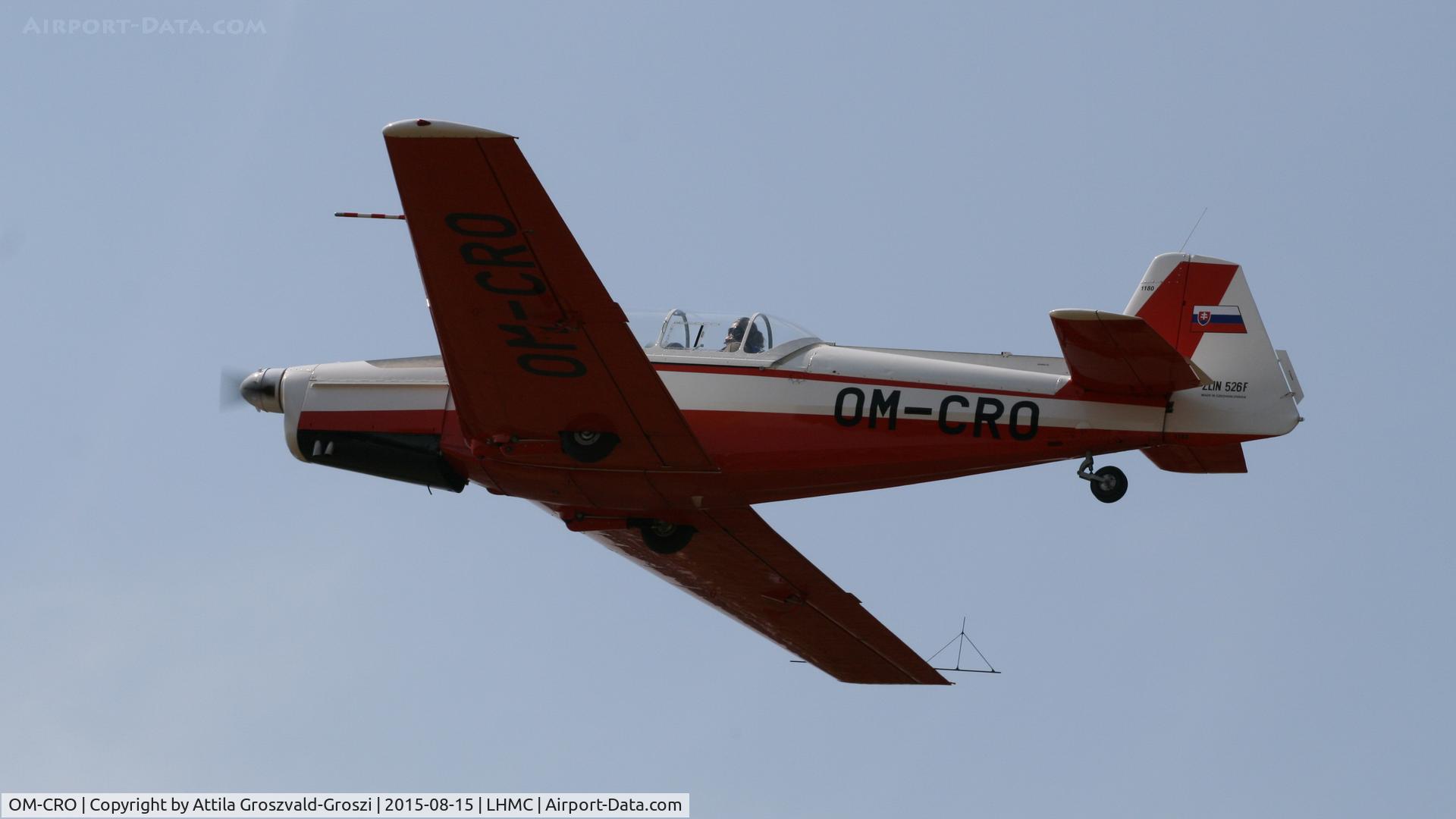 OM-CRO, 1972 Zlin Z-526F Trener Master C/N 1180, Miskolc airport - aerobatics