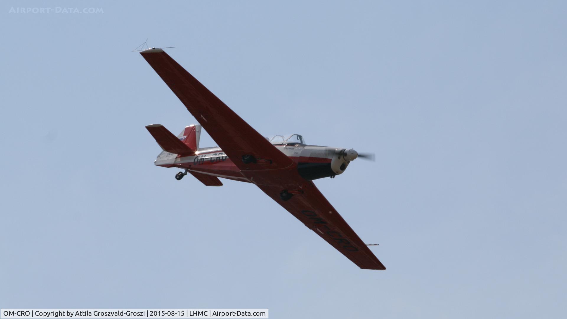 OM-CRO, 1972 Zlin Z-526F Trener Master C/N 1180, Miskolc airport - aerobatics