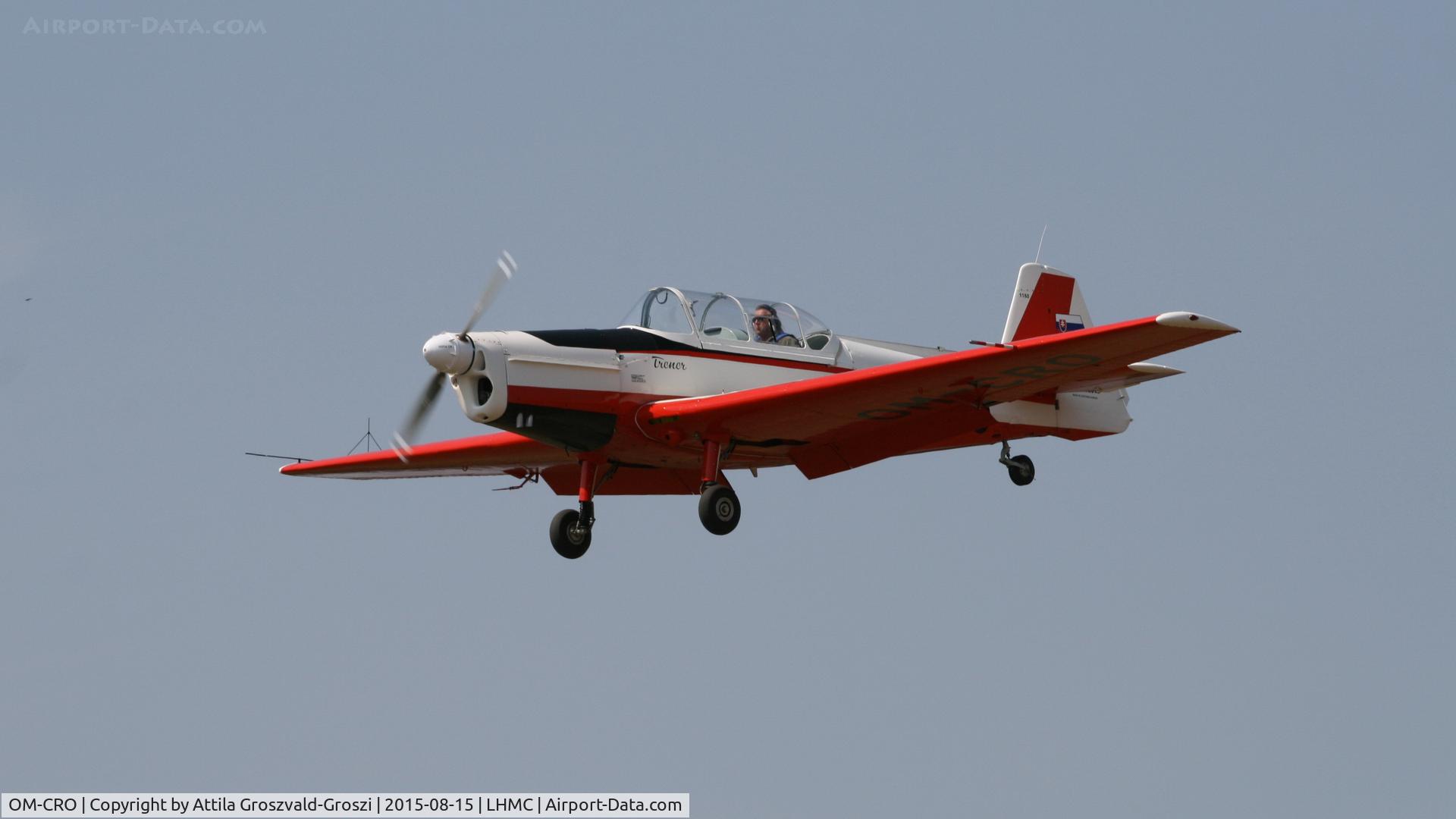 OM-CRO, 1972 Zlin Z-526F Trener Master C/N 1180, Miskolc airport - aerobatics