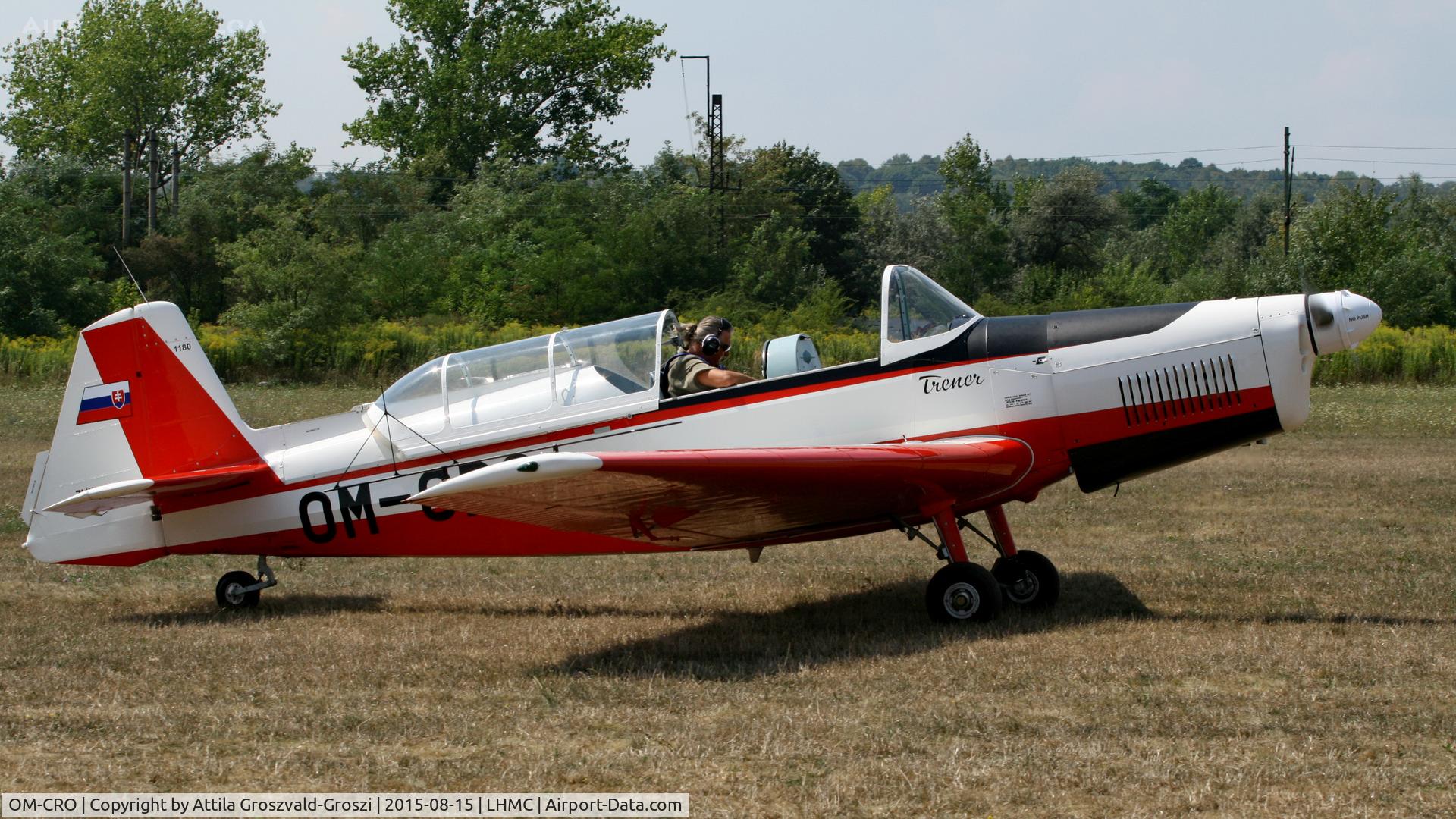 OM-CRO, 1972 Zlin Z-526F Trener Master C/N 1180, Miskolc airport - Airshow