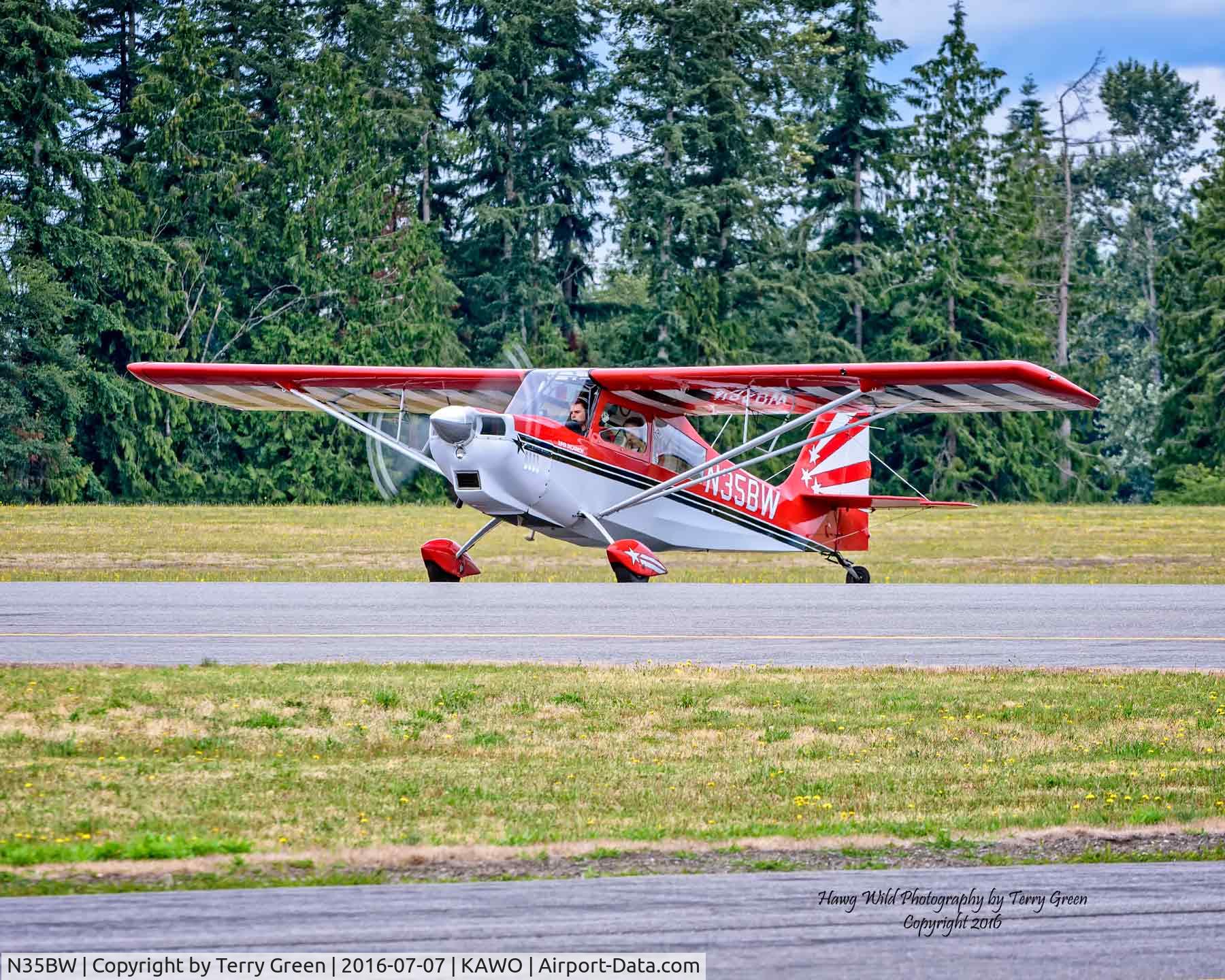 N35BW, 1992 American Champion 8KCAB Super Decathlon C/N 678-92, 2016 Arlington Fly-In