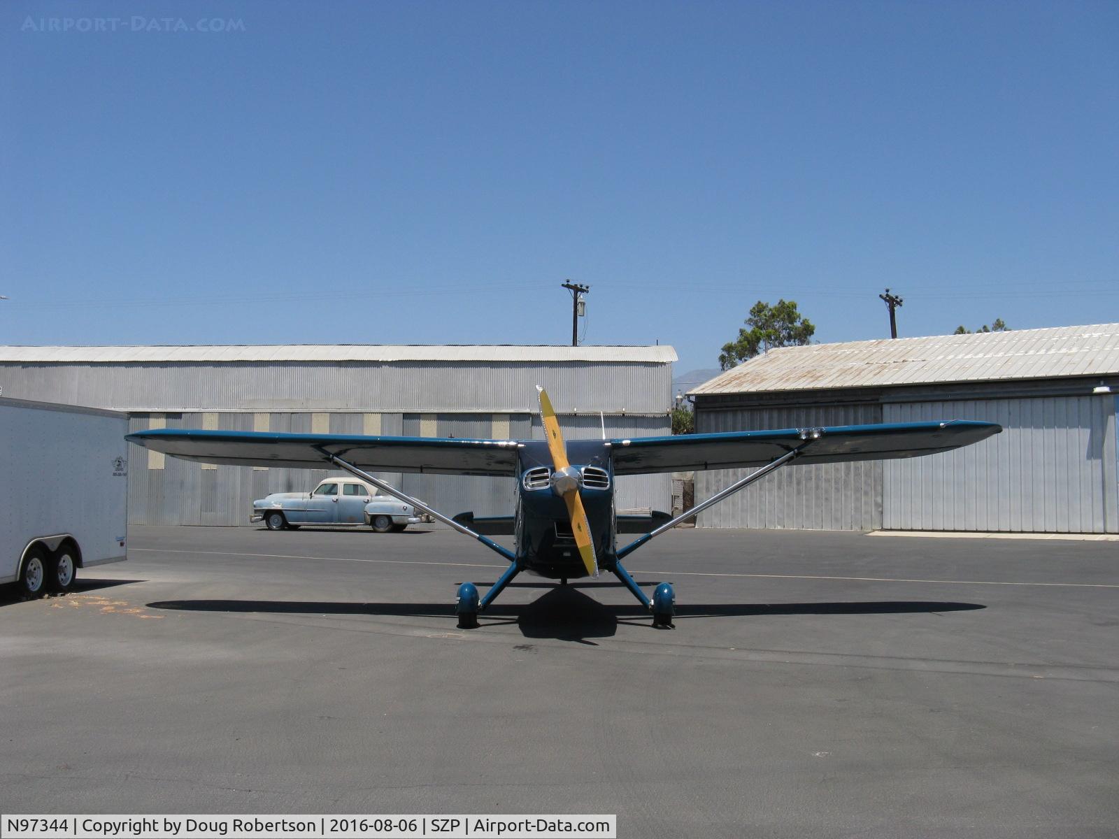 N97344, 1946 Universal Stinson 108 Voyager C/N 108-344, 1946 Universal Stinson 108 VOYAGER, Franklin 6A4165 165 Hp