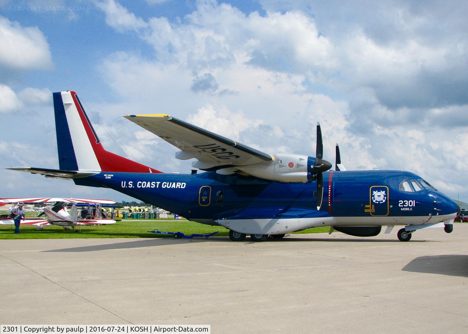 2301, 2006 Airtech (Casa) HC-144A Ocean Sentry (CN-235A) C/N C167, AirVenture 2016.