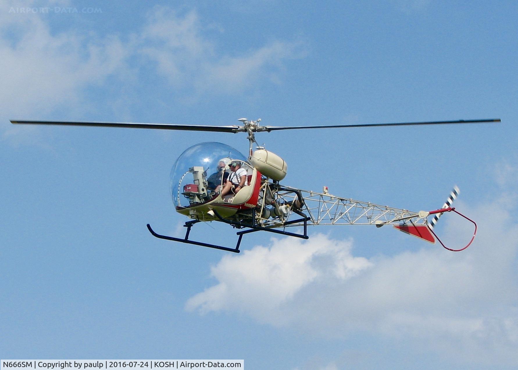 N666SM, Bell 47G-3B-1 Sioux C/N 3533, AirVenture 2016.