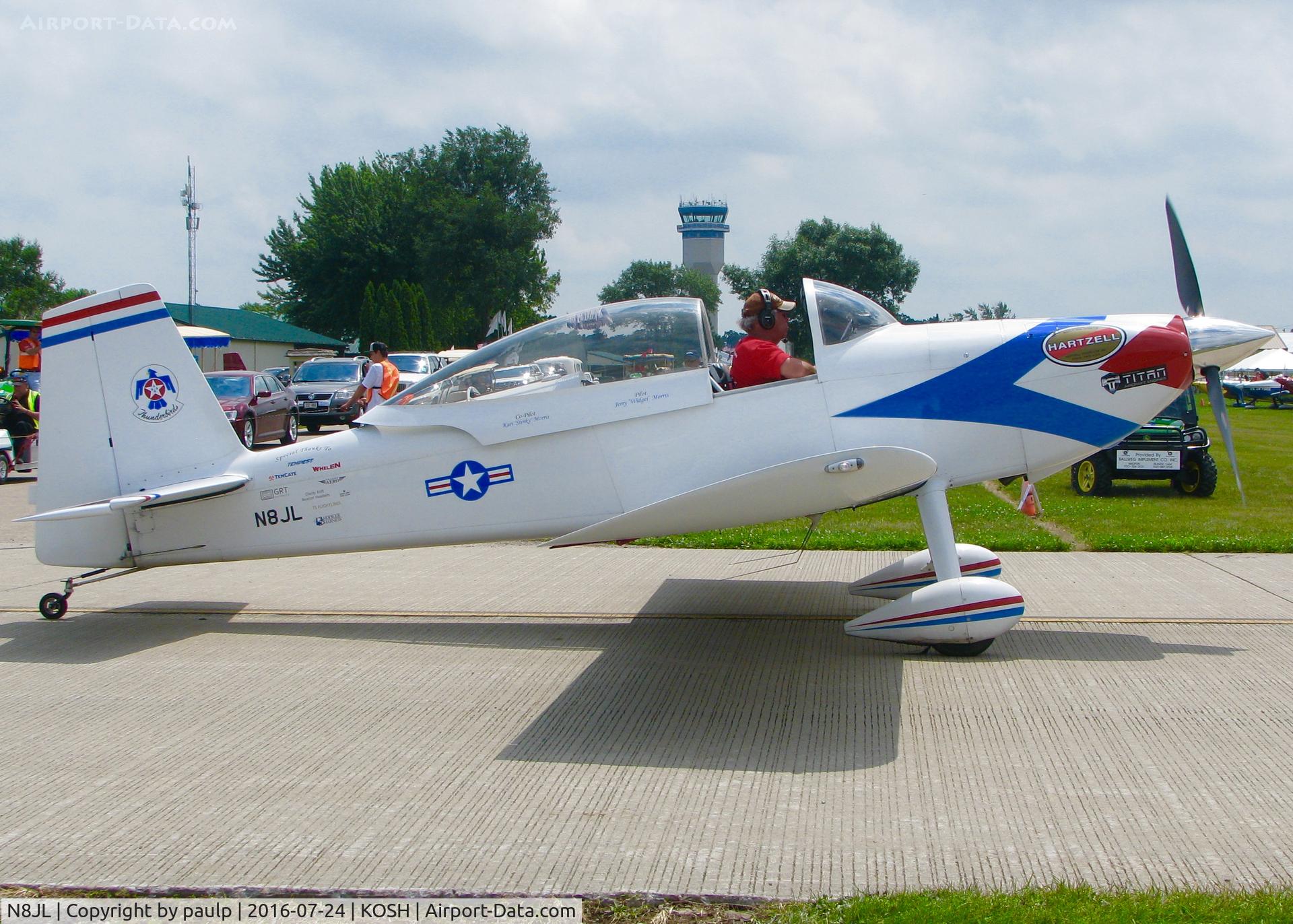 N8JL, 2001 Vans RV-8 C/N 81324, AirVenture 2016.