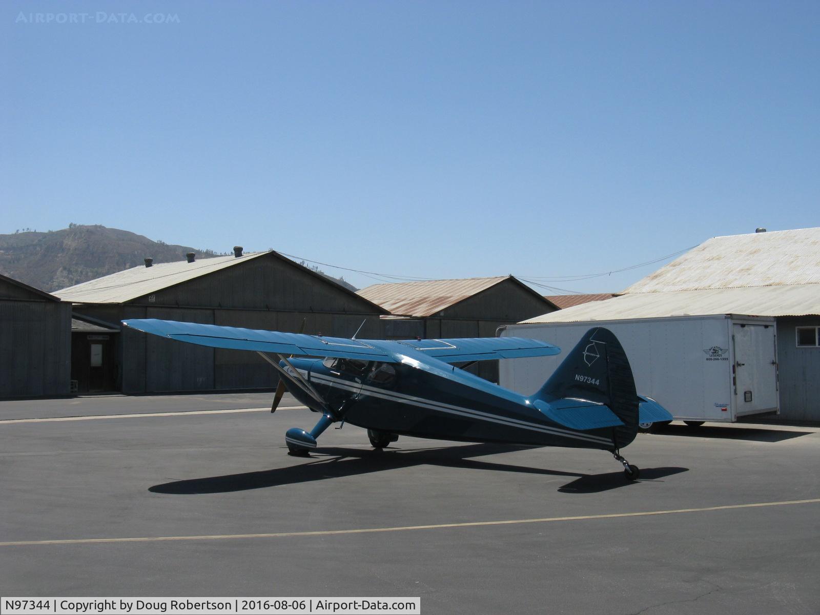 N97344, 1946 Universal Stinson 108 Voyager C/N 108-344, 1946 Universal Stinson 108 VOYAGER, Franklin 6A4165 165 Hp, this stunning time-warp aircraft begs close inspection-all looks thoroughly new!